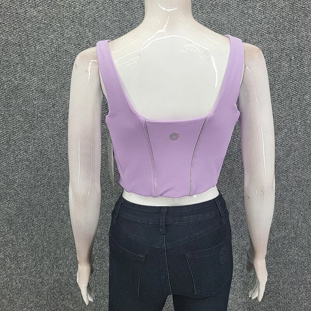 Isabella Womens UV protection Moisturwe Wicking Reflector Sports Bra Size M
